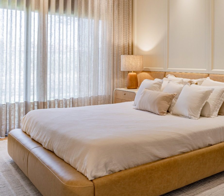 Cama Tender - base de cama - em couro